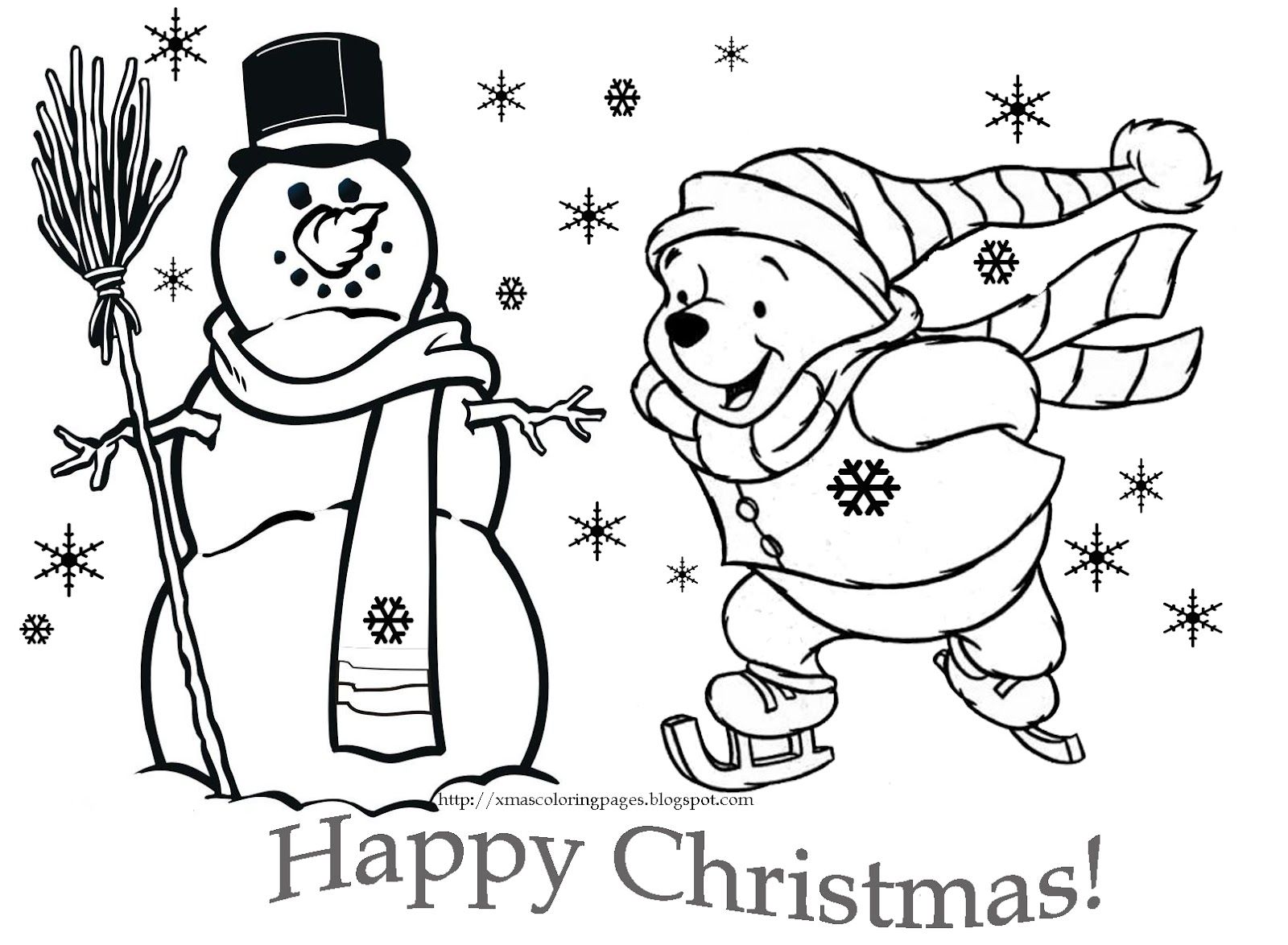 Winnie The Pooh Christmas Coloring Pages Winnie the pooh 1600x1174 Winnie The Pooh Christmas Coloring Pages Winnie the pooh