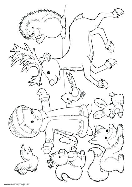 422x597 Winter Animal Coloring Pages Coloring In Animals Cute Baby Animal