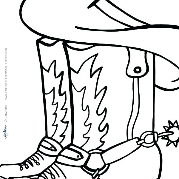 600x600 Western Coloring Pages