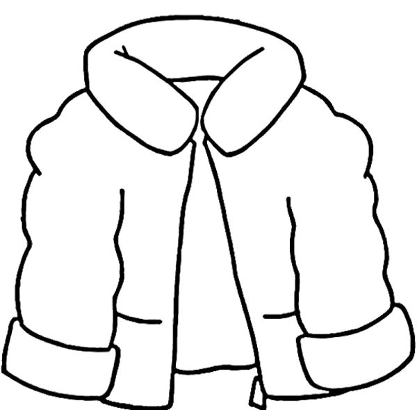 600x590 The Jacket I Wear In The Snow Winter Coat Coloring Page