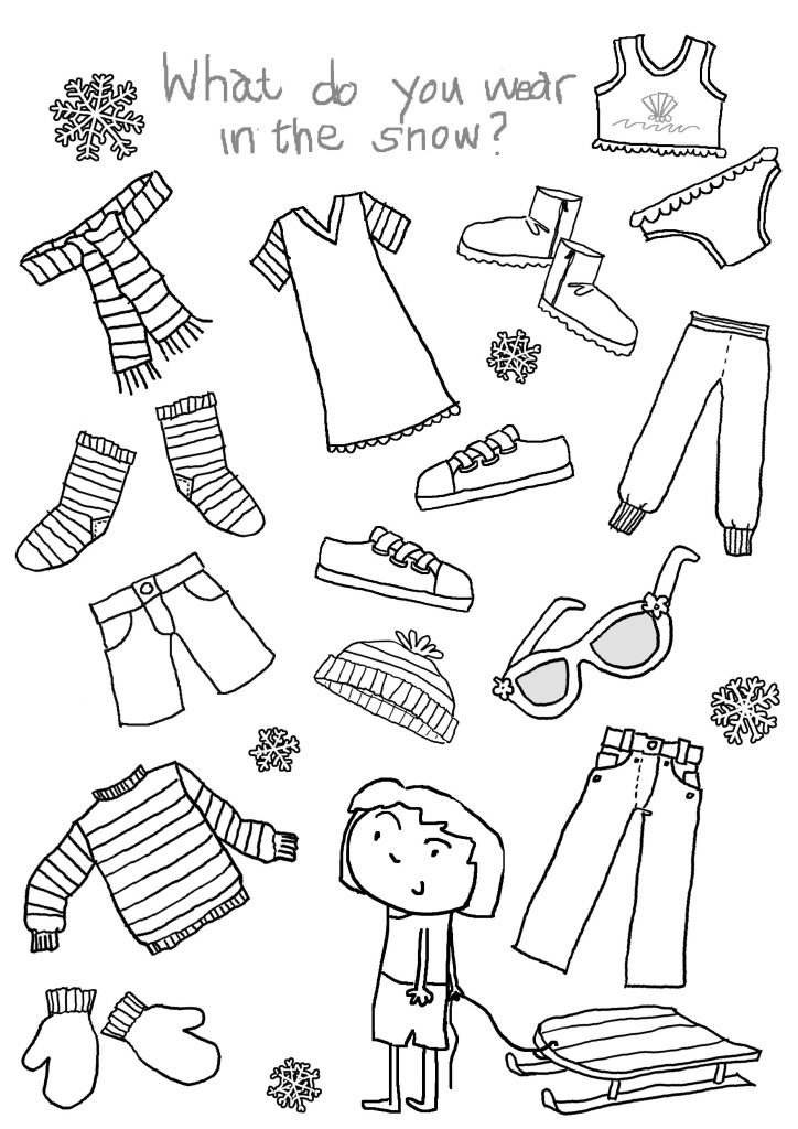 724x1024 All Clothes Outside Winter Coloring Pages Free Printable Kids