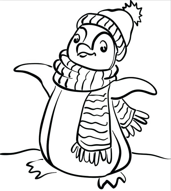 Preschool Winter Coloring Pages 600x668 Preschool Winter Coloring Pages