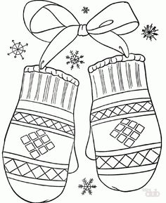 Winter Holiday Coloring Pages Mittens Coloring Pages 236x289 Winter Holiday Coloring Pages Mittens Coloring Pages