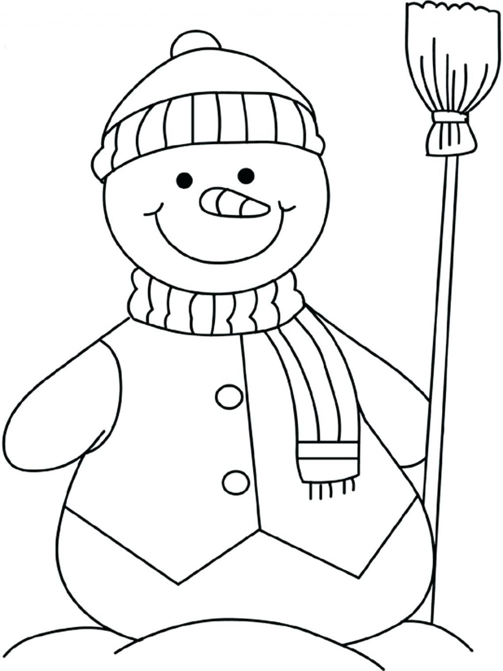 Coloring Page ~ Winter Coloring Pages For Preschool Snowman Free 1024x1366 Coloring Page ~ Winter Coloring Pages For Preschool Snowman Free