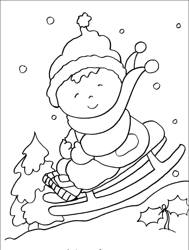 Free Winter Coloring Pages For Kindergarten Free Winter Coloring 630x833 Free Winter Coloring Pages For Kindergarten Free Winter Coloring