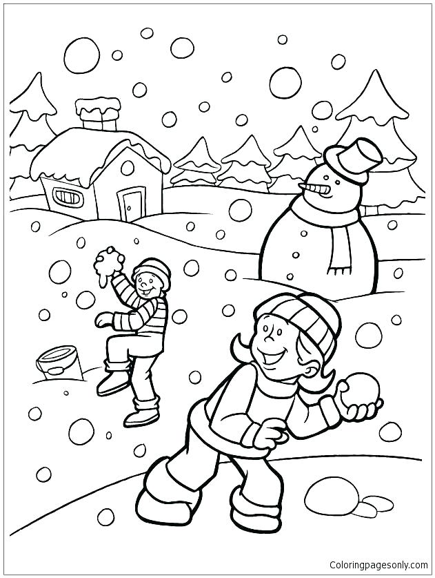 Winter Coloring Pages For Toddlers at GetColorings.com | Free printable ...