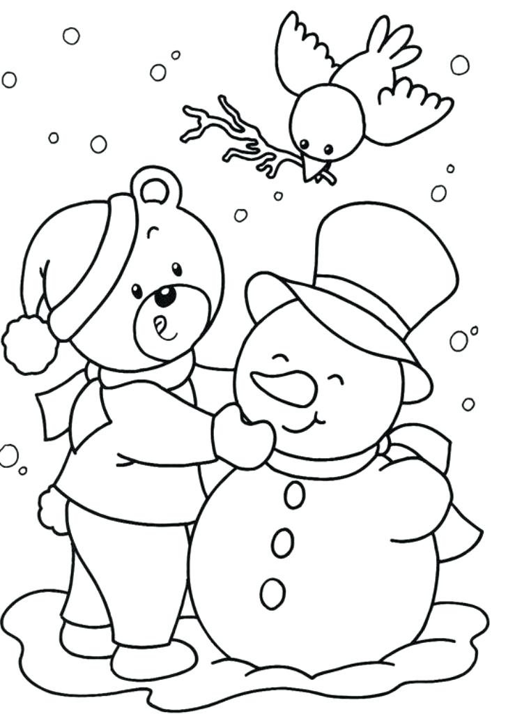 Winter Coloring Page 739x1024 Winter Coloring Page