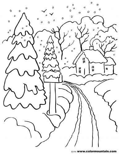 392x500 Coloring Pages ~ Winter Coloring Pages Download 3 Disney To Print
