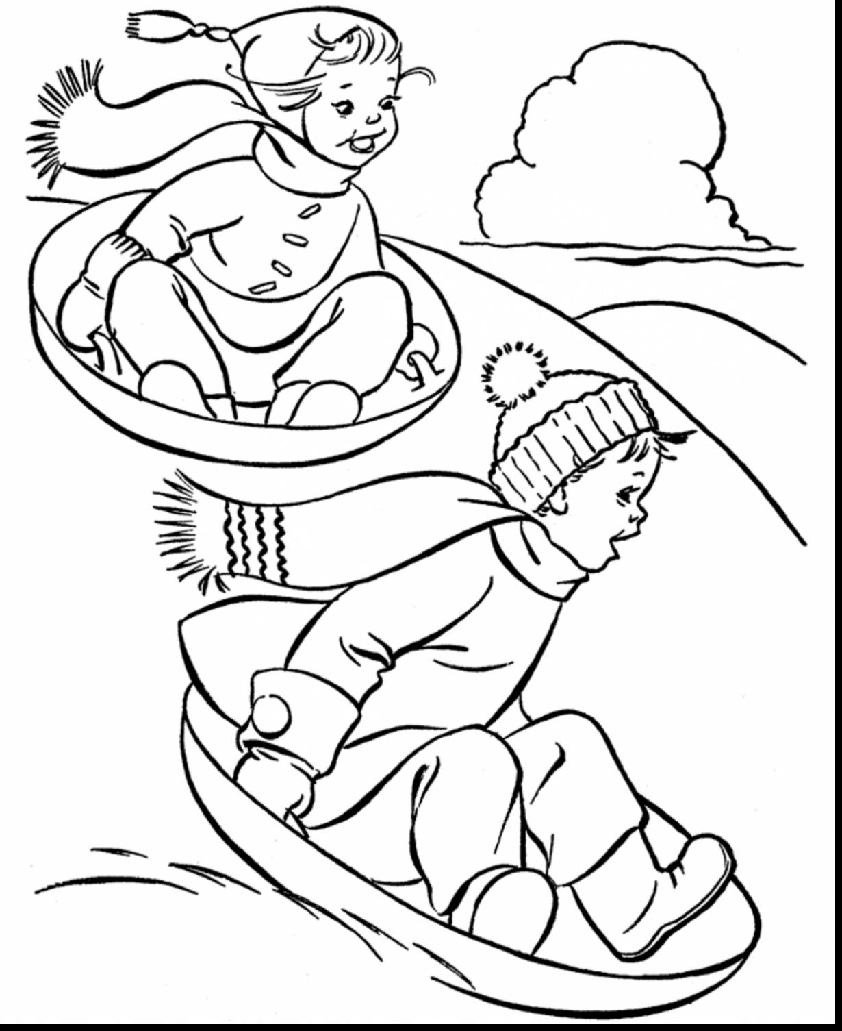 1230x1505 Printable Winter Coloring Pages