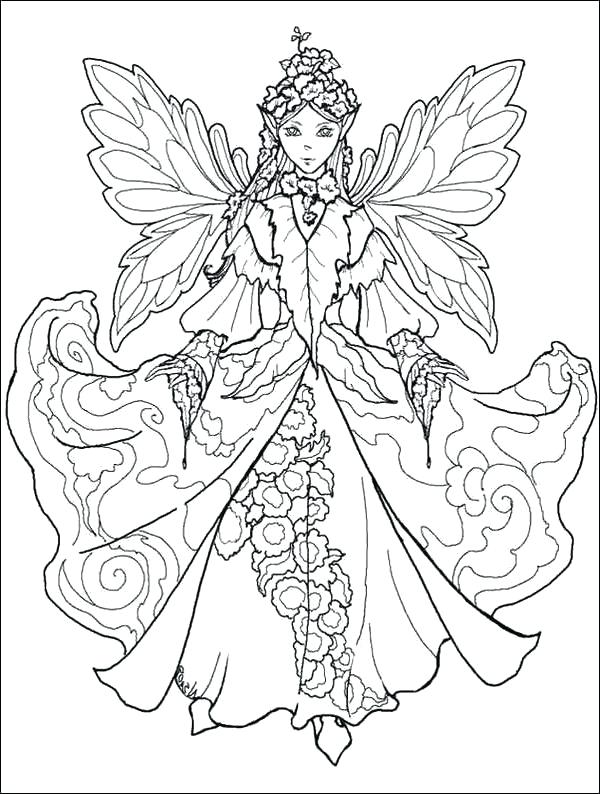 Fairy Princess Coloring Pages 600x794 Fairy Princess Coloring Pages