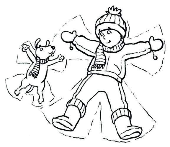 Coloring Page ~ Coloring Pages Winter Jacket For And Scarf Two 576x500 Coloring Page ~ Coloring Pages Winter Jacket For And Scarf Two