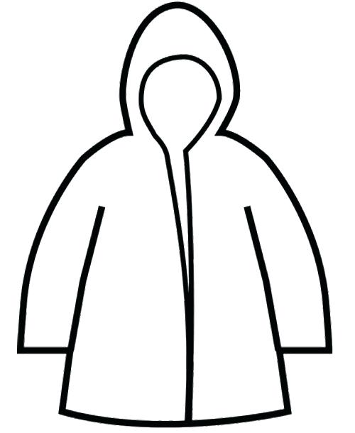 500x610 Or Raincoat Winter Coloring Page Free Printable Winter Hat