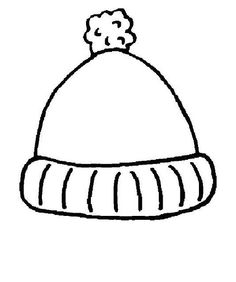 236x282 Winter Hat Template 135867 Winter Hat Coloring Page January