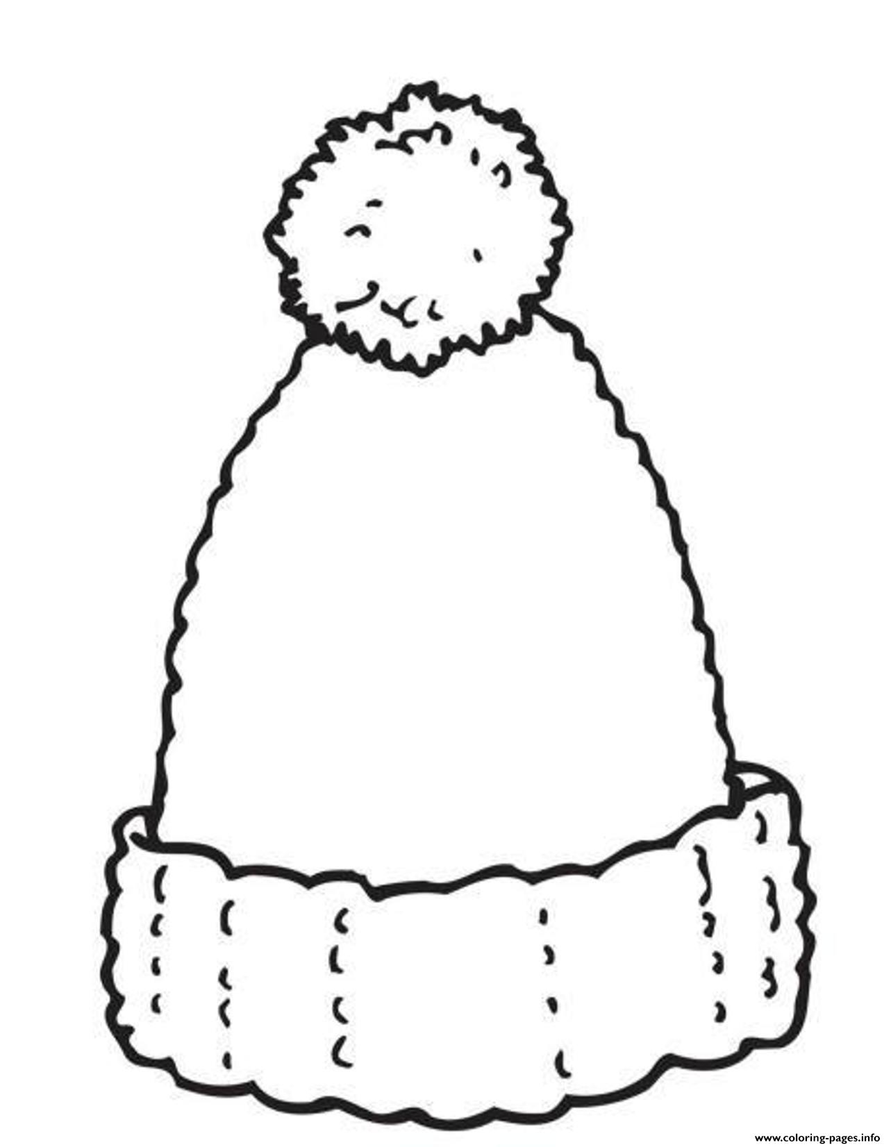 1283x1652 Woolly Hat Winter S4341 Coloring Pages Printable Prepossessing