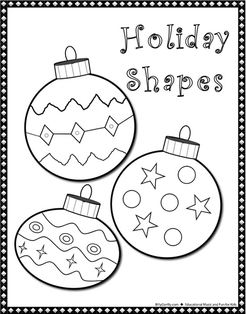 Winter Holiday Coloring Pages