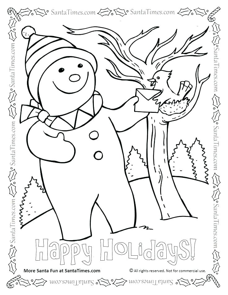 736x952 Holiday Coloring Pages For Adults With Free Holiday Coloring Pages