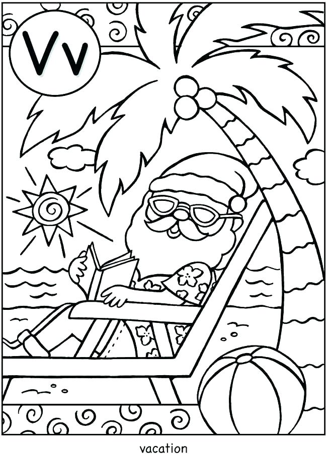 650x906 Vacation Coloring Pages Holiday Color Pages Winter Holiday