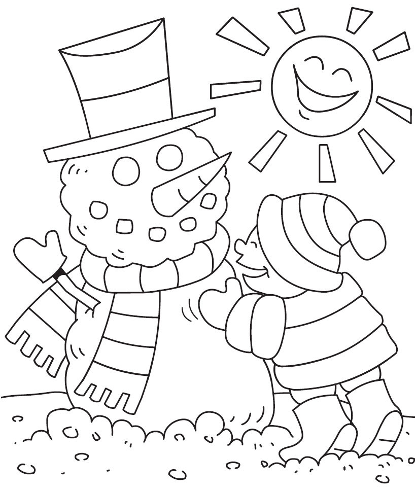 818x970 Extraordinary Design Winter Coloring Pages Printable 3 Kids