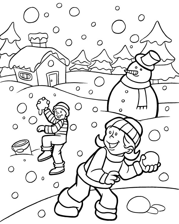 Scenery Coloring Pages Of Winter Scene Page We Are All Magical 605x754 Scenery Coloring Pages Of Winter Scene Page We Are All Magical