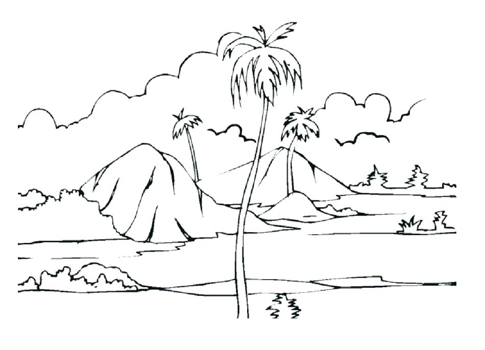 Desert Landscape Coloring Pages Free Free Coloring Winter 950x686 Desert Landscape Coloring Pages Free Free Coloring Winter