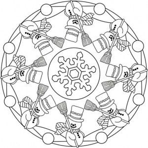 Winter Mandala Coloring Pages (5) Mandala Mandala 300x300 Winter Mandala Coloring Pages (5) Mandala Mandala