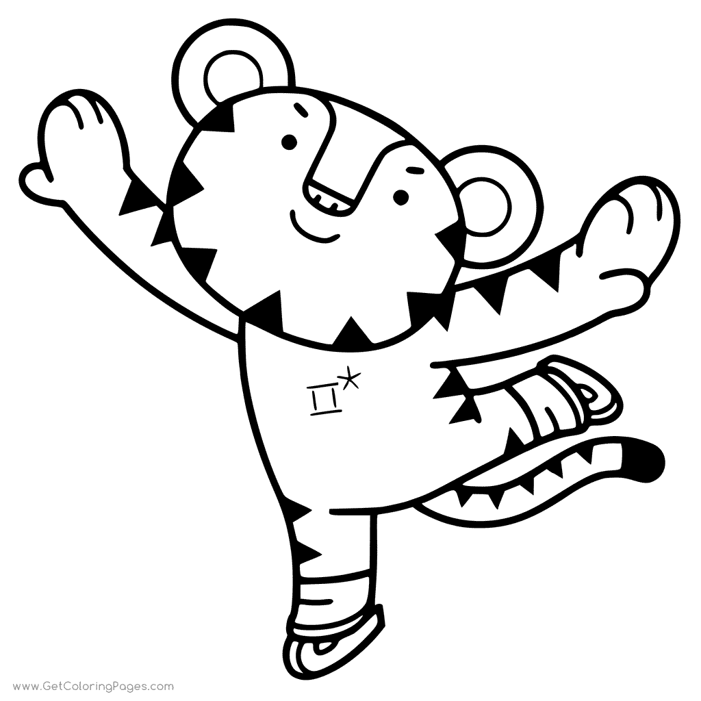 1024x1024 Winter Olympic Games Coloring Pages