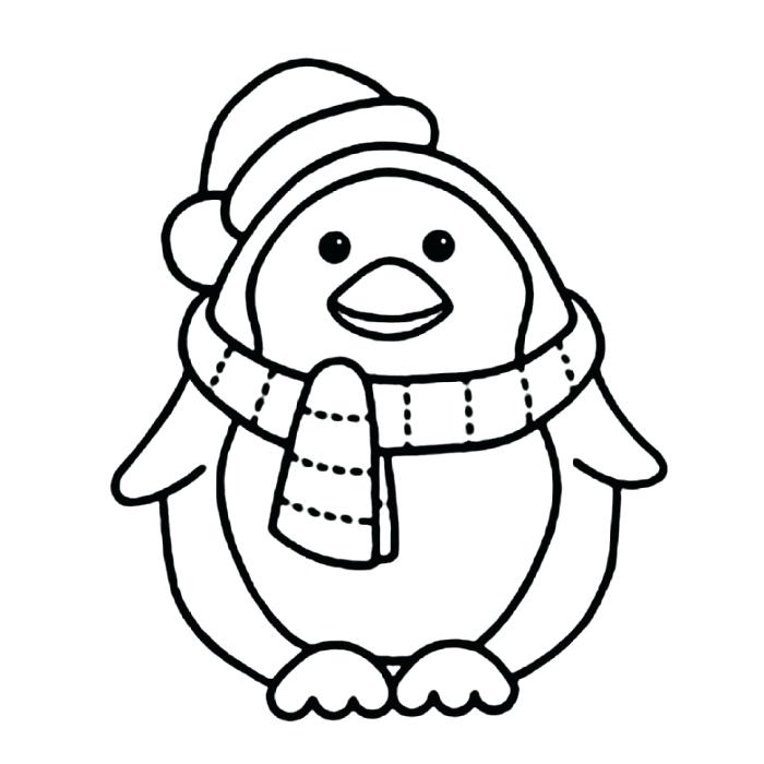 700x700 Winter Penguin Coloring Pages Go Digital With Us Winter Penguin