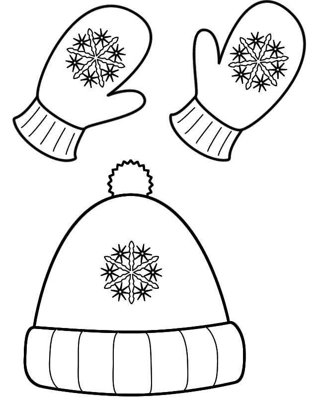 Winter Clothes Coloring Pages 640x800 Winter Clothes Coloring Pages