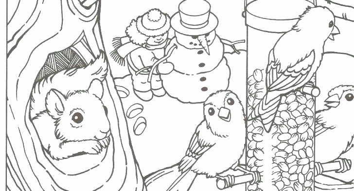 Winter Coloring Pages For Adults Printable Stock Winter Scene 728x393 Winter Coloring Pages For Adults Printable Stock Winter Scene