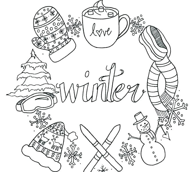 Winter Scene Coloring Page Snow Pages Download Color Plus Free 678x600 Winter Scene Coloring Page Snow Pages Download Color Plus Free
