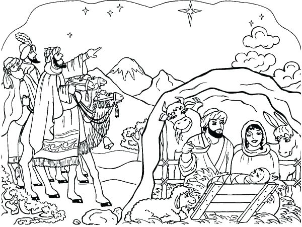 Scene Coloring Pages Impair.co 600x451 Scene Coloring Pages Impair.co
