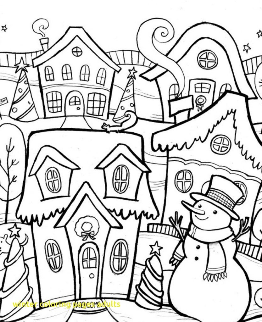 Winter Scene Coloring Pages 833x1024 Winter Scene Coloring Pages