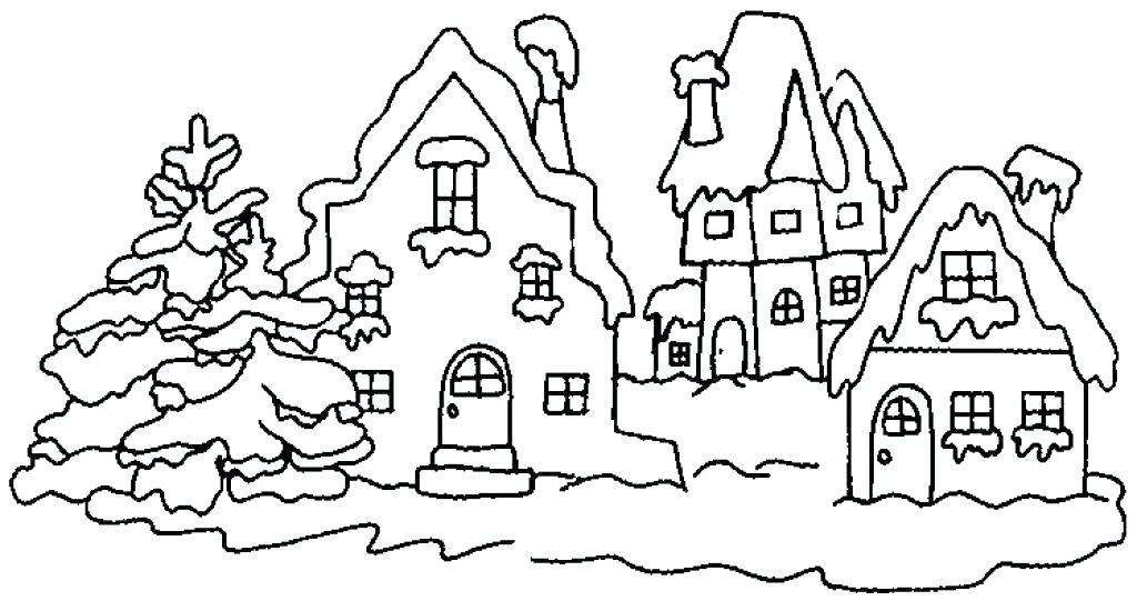Winter Scenes Coloring Pages Snow Coloring Pages Winter Scenes 1024x541 Winter Scenes Coloring Pages Snow Coloring Pages Winter Scenes