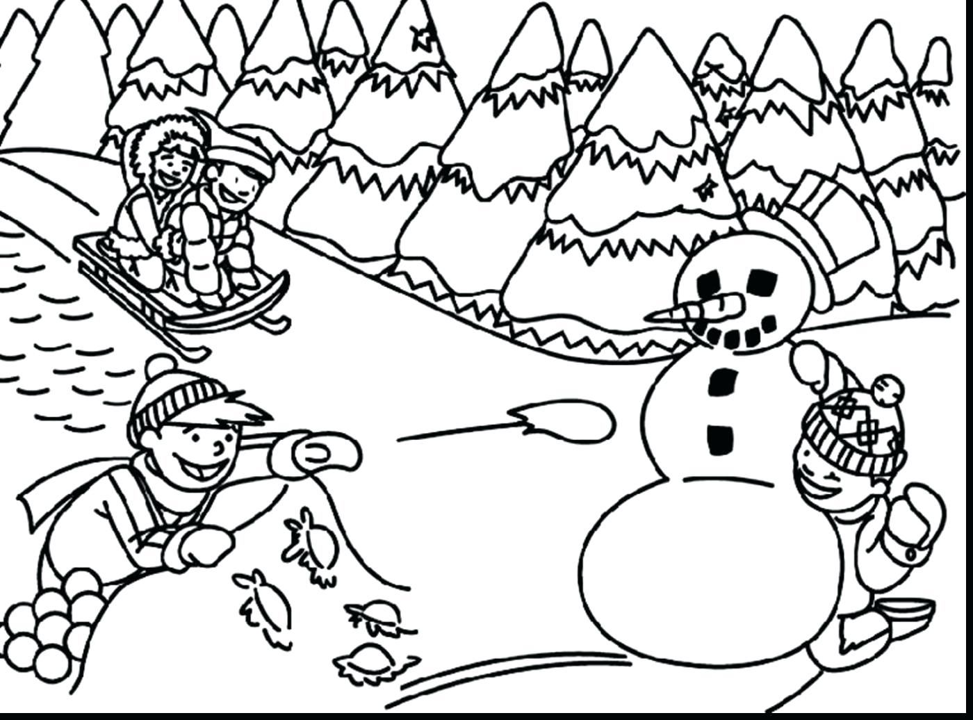 Coloring Pages For Adults Pdf Winter Scene Page A Beautiful 1400x1036 Coloring Pages For Adults Pdf Winter Scene Page A Beautiful