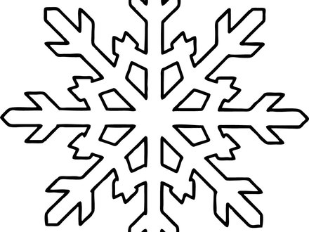 Winter Snowflake Coloring Pages