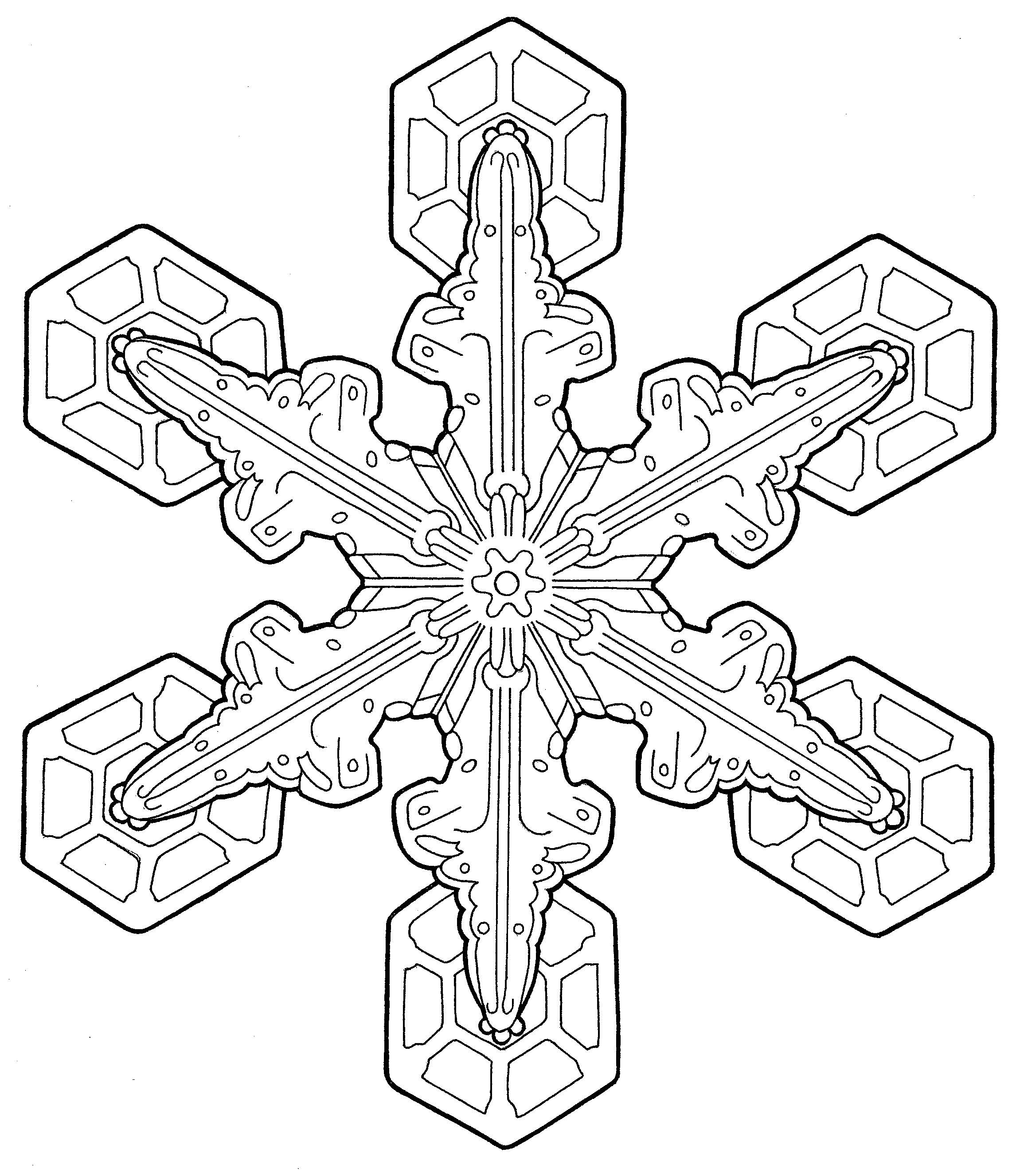 2292x2654 Snowflake Coloring Pages For Adults