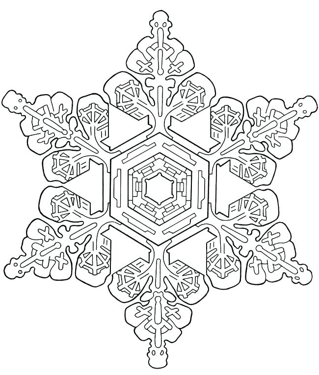 650x765 Snowflakes Coloring Page Coloring Pages Snowflakes Coloring Page