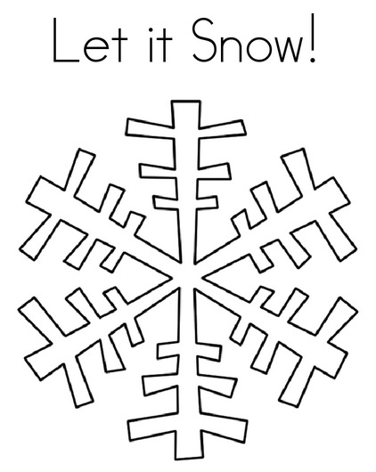 422x530 Winter Snowflake Coloring Page Amp Coloring Book