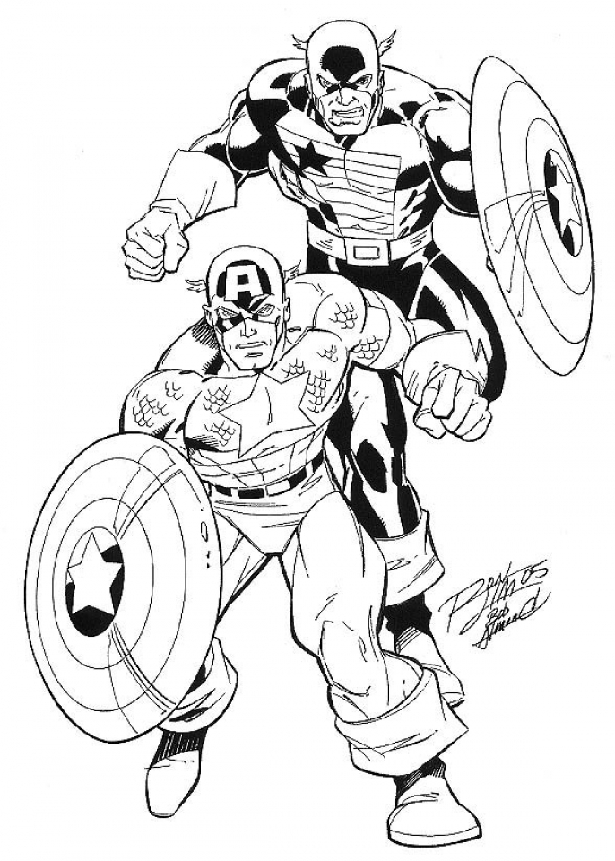 686x960 Get This Captain America Coloring Pages Winter Soldier 40641 !