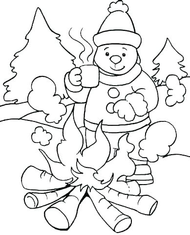 Coloring Pages For Winter Winter Animal Coloring Pages Winter 389x480 Coloring Pages For Winter Winter Animal Coloring Pages Winter