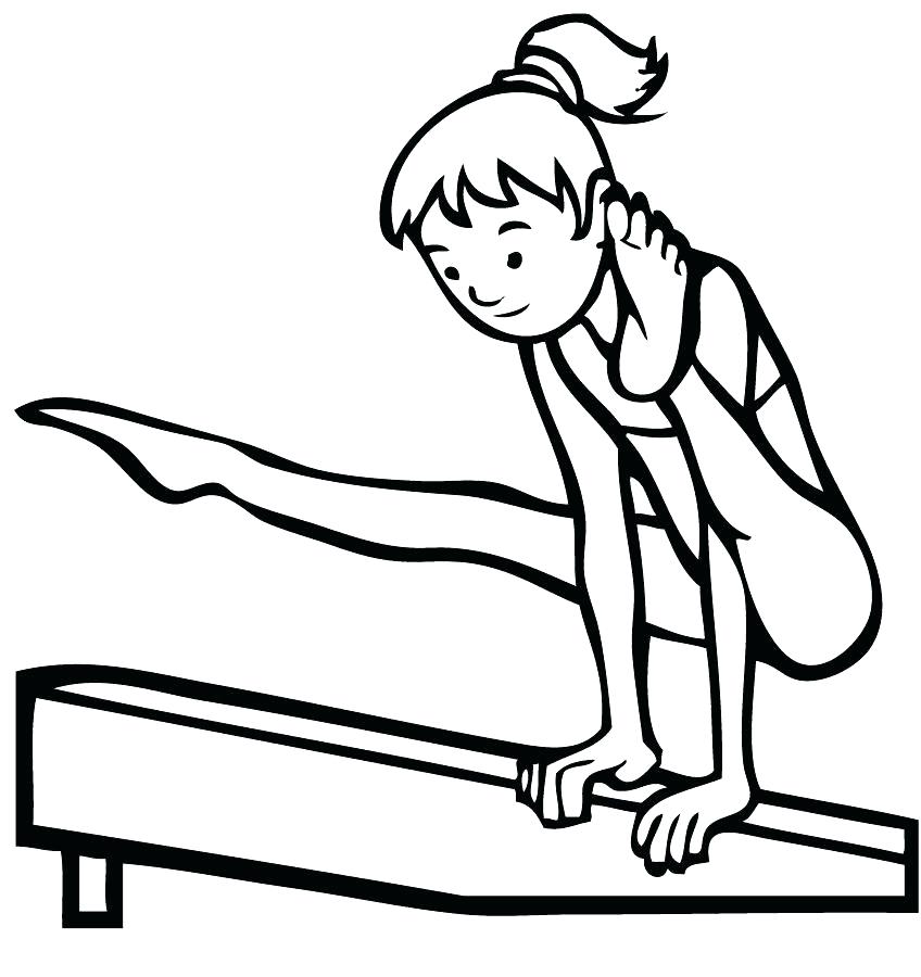 Sports Coloring Pages Printable Sports Coloring Pages Gymnastic 848x900 Sports Coloring Pages Printable Sports Coloring Pages Gymnastic