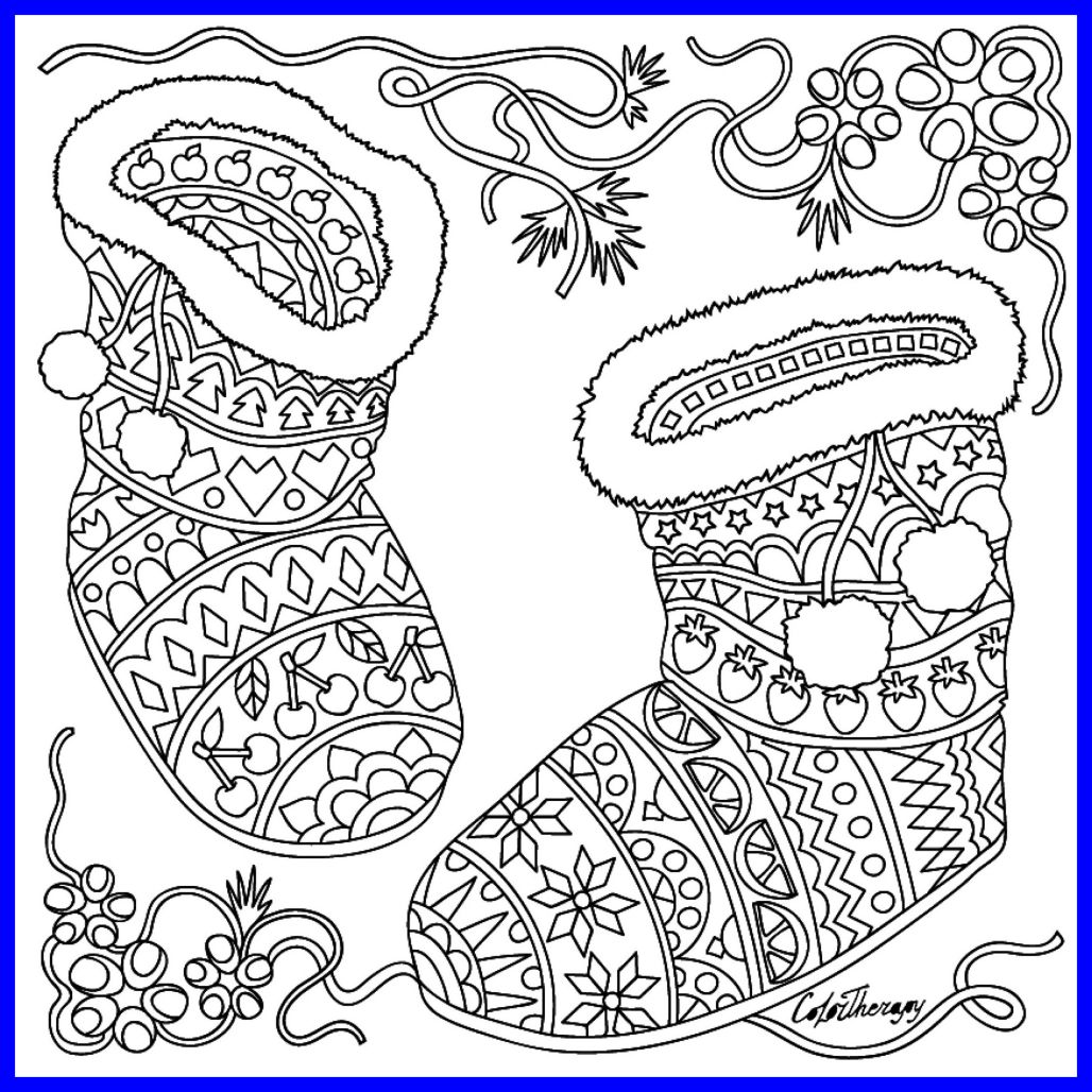 Best Christmas Booties Coloring Page Colortherapy Shoes Image 1028x1028 Best Christmas Booties Coloring Page Colortherapy Shoes Image