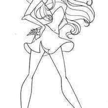 220x220 Fairy Winx Bloom Coloring Pages