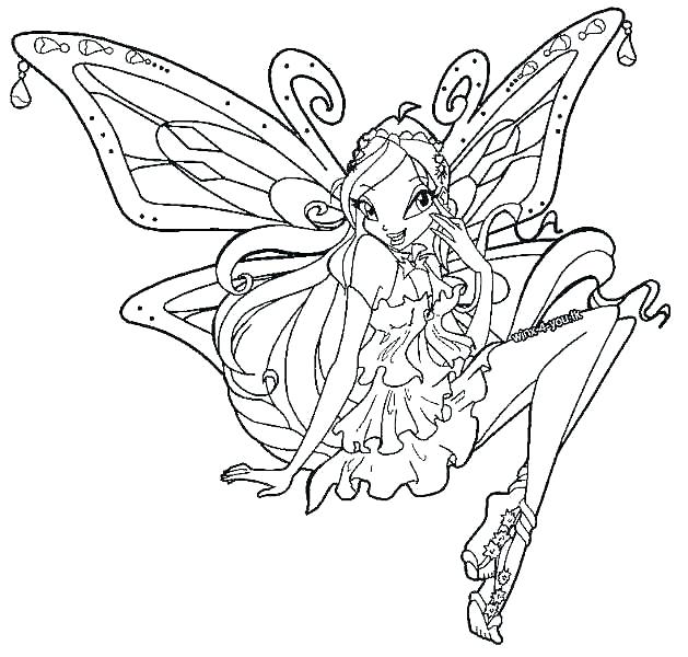 629x600 Unique Winx Club Coloring Pages For Kids Under 7 Club Coloring
