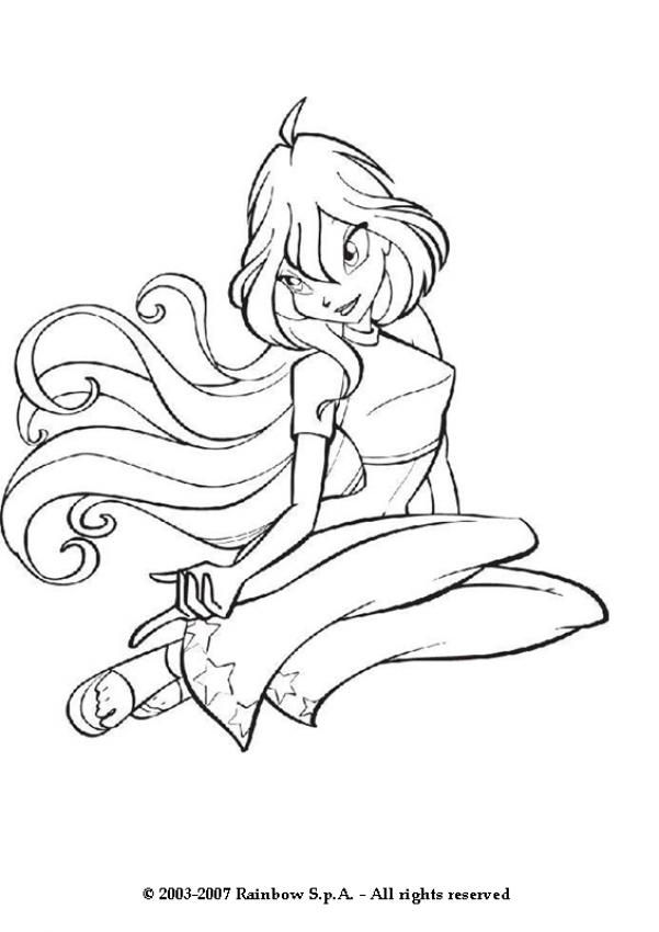 601x850 Bloom Coloring Pages