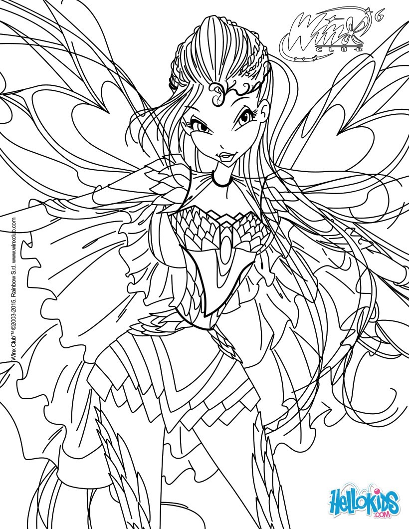 820x1060 Bloom, Transformation Bloomix Coloring Page Coloring Pages