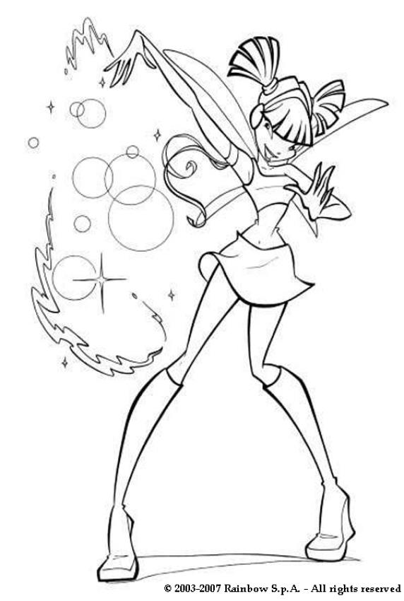 572x850 Winx Club Coloring Pages