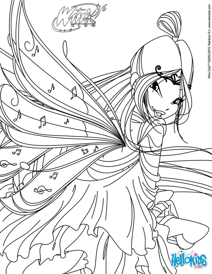 736x951 Winx Club Bloomix Coloring Pages