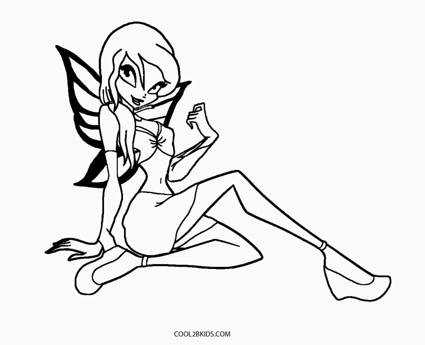 850x690 Free Printable Winx Coloring Pages For Kids Cool2bkids