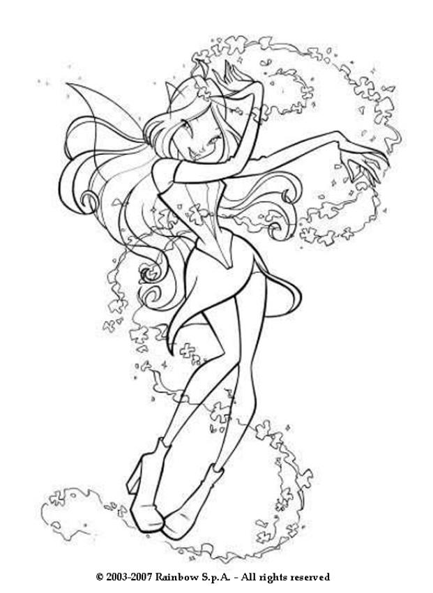 Winx Club Coloring Pages 621x850 Winx Club Coloring Pages